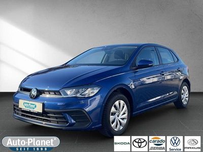 Reef blue metallic (metallic) Gebraucht 2023 VW Polo Life Limousine | 16.990 € (Fairer Preis)