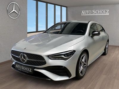 Gebraucht Mercedes CLA200 Shooting Brake AMG Line Premium Plus 163 PS (119 kW) 2023 Silber Kombi