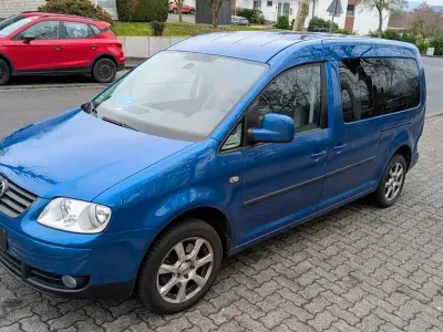 Begagnad VW Caddy Life 140 HK (102 kW) 2009 Blå Minibuss