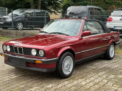 Gebraucht BMW 320 Cabriolet Sport Line 129 PS (94 kW) 1990 Rot Cabrio
