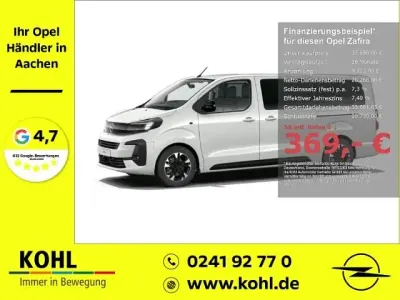 Neu Opel Zafira Life Edition 179 PS (131 kW) 2026 Kaolinweiß Van / Kleinbus