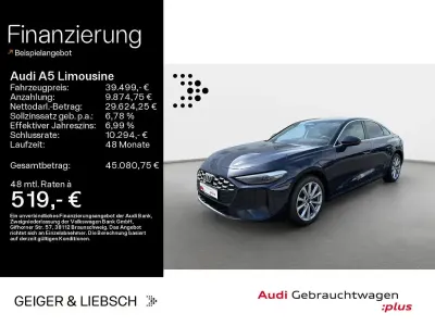 Gebraucht Audi A5 204 PS (150 kW) 2025 Firmamentblau metallic Limousine
