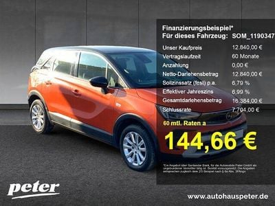 Usata Opel Crossland X Elegance 120 CV (88 kW) 2021 Arancione SUV