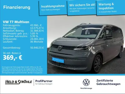 Gebraucht VW Multivan Basis 218 PS (160 kW) 2022 Grau Van / Kleinbus