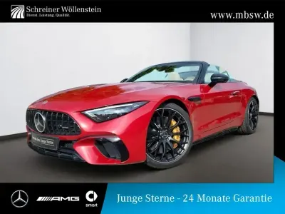 Gebraucht Mercedes SL63 AMG AMG 585 PS (430 kW) 2023 Manufaktur lack manufaktur patagonienrot bright Cabrio