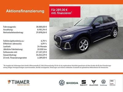 Gebraucht Audi Q5 S-Line 204 PS (150 kW) 2023 Blau SUV