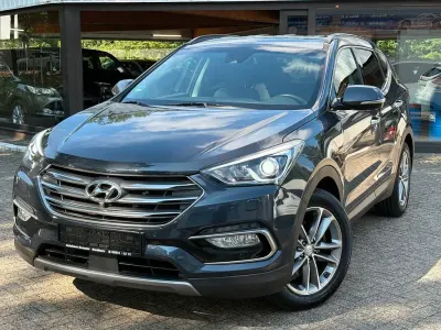 Gebraucht Hyundai Santa Fe Premium 200 PS (147 kW) 2016 Blau SUV