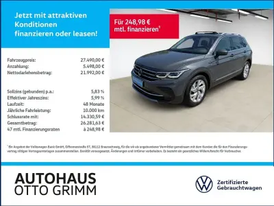 Gebraucht VW Tiguan Elegance 150 PS (110 kW) 2022 Grau SUV