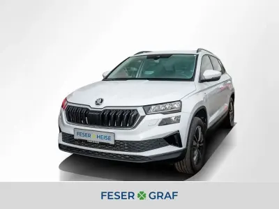 Gebraucht Skoda Karoq Ambition 150 PS (110 kW) 2023 Moon weiss perleffekt SUV