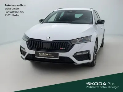 Gebraucht Skoda Octavia RS 245 PS (180 kW) 2022 Moonweiß perleffekt/moonweis Kombi