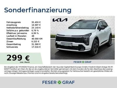 Neu Kia Sportage GT-Line 160 PS (117 kW) 2025 Deluxe weiss SUV