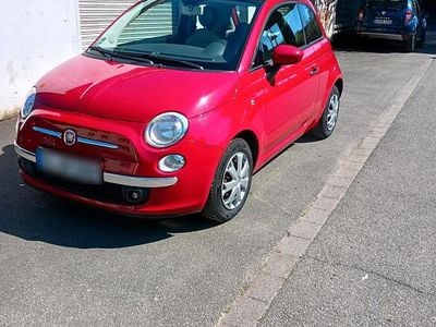 Used Fiat 500 90 HP (66 kW) 2009 Red Cabriolet