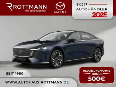 Neu Mazda 6e Takumi-Line 189 kW (258 PS) 2025 Blau Limousine