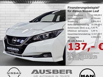 Gebraucht Nissan Leaf Acenta 110 kW (150 PS) 2021 Weiß Kleinwagen