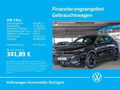 Brugt VW T-Roc R-line 150 HK (110 kW) 2026 Grå SUV