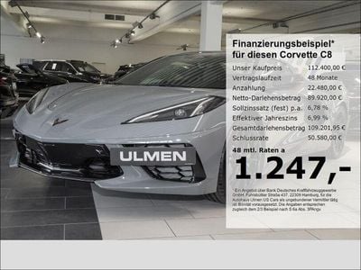 Second-hand Corvette Stingray 481 CP (353 kW) 2024 Gri Cabrio