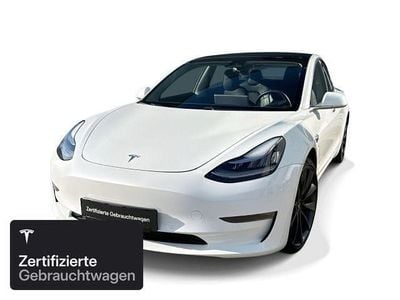 Gebraucht Tesla Model 3 Performance 377 kW (513 PS) 2020 Weiß Limousine