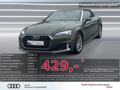 Grün metallic Gebraucht 2023 Audi A5 Cabriolet Advanced Cabrio | 43.980 € (Teuer)