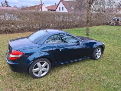 Brugt Mercedes SLK200 163 HK (119 kW) 2006 Blå Cabriolet