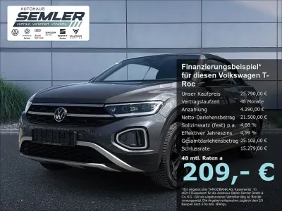 Gebraucht VW T-Roc Cabriolet Style 150 PS (110 kW) 2023 Rauchgrau metallic Cabrio