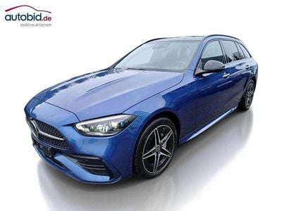 Blau Gebraucht 2022 Mercedes C300e AMG Limousine | 31.880 € (Teuer)