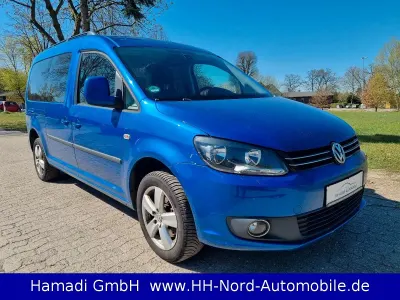 Second-hand VW Caddy Maxi 109 CP (80 kW) 2012 Albastru Monovolum