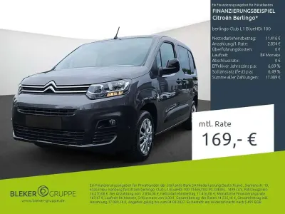Gebraucht Citroën Berlingo 102 PS (75 kW) 2022 Lackierung platiniumgrau/meta Van / Kleinbus