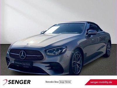 Second-hand Mercedes E200 AMG line 197 CP (144 kW) 2023 Argintiu Cabrio