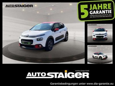 Gebraucht Citroën C3 PureTech 110 PS (80 kW) 2017 Lack weiss banquise/deckende l Limousine