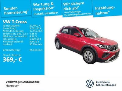 Gebraucht VW T-Cross Life 116 PS (85 kW) 2025 Kings red metallic SUV