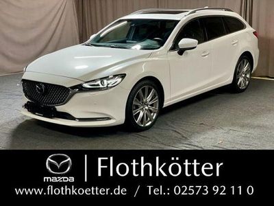 Rhodium white Gebraucht 2024 Mazda 6 Takumi-Line Kombi | 29.690 € (Guter Preis)