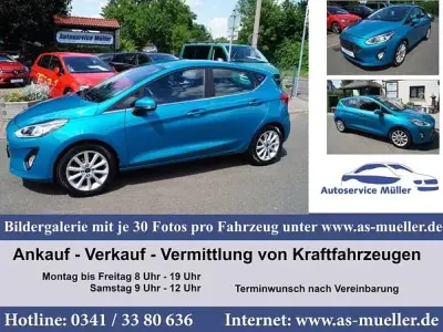 Gebraucht Ford Fiesta 101 PS (74 kW) 2017 Blue wavw metallic (metallic) Kleinwagen
