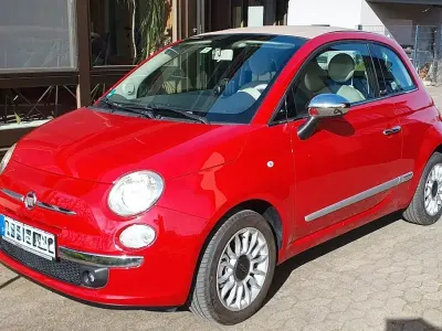 Brugt Fiat 500C Lounge 69 HK (50 kW) 2010 Rød Cabriolet