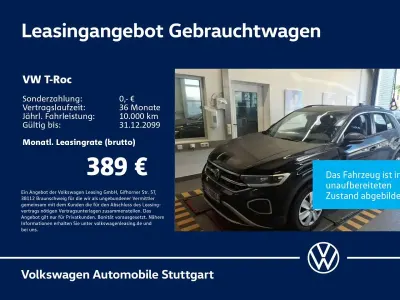 Gebraucht VW T-Roc Style 150 PS (110 kW) 2022 Deep black perleffekt SUV