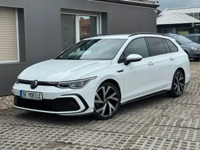 Brugt VW Golf VIII R-line 150 HK (110 kW) 2021 Hvid Stationcar