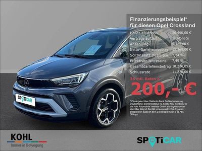 Gebraucht Opel Crossland Elegance 131 PS (96 kW) 2024 Metallic) (grau SUV