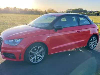 Usata Audi A1 S-Line 90 CV (66 kW) 2014 Rosso Utilitaria