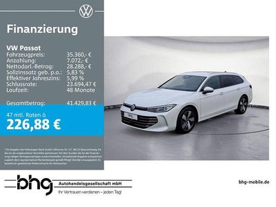 Gebraucht VW Passat Elegance 150 PS (110 kW) 2025 Weiß Kombi