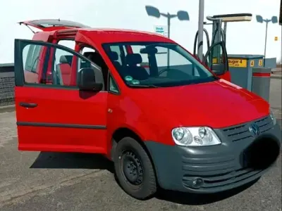 Gebraucht VW Caddy 102 PS (75 kW) 2008 Rot Van / Kleinbus