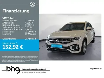 Brugt VW T-Roc R-line 110 HK (80 kW) 2023 Grå SUV