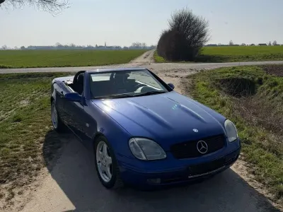 Używany Mercedes SLK230 193 KM (141 kW) 2001 Niebieski Kabriolet