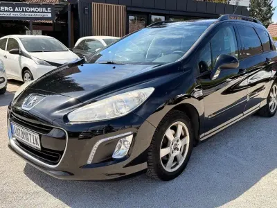 Gebraucht Peugeot 308 SW Business-Line 111 PS (81 kW) 2012 Lackierung schwarz perla nera/ Kombi