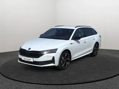 Neu Skoda Octavia SportLine 150 PS (110 kW) 2026 Moonweiss metallic Kombi