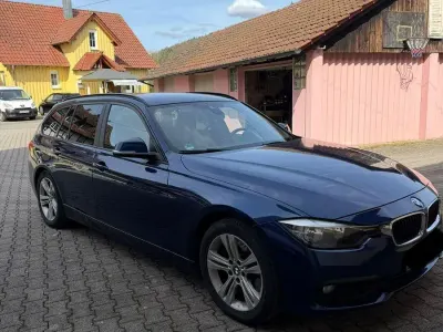 Brugt BMW 325 224 HK (164 kW) 2017 Blå Stationcar