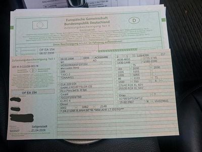 Usata Mercedes CLK220 Avantgarde 150 CV (110 kW) 2008 Argento Coupé