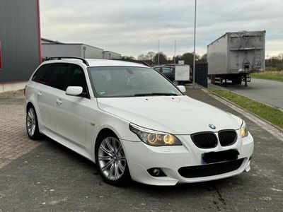 gebraucht BMW 525 5er E61 d Facelift LCI Weiß|CIC|ACC|Autom| M-Paket Edition