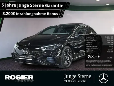 Gebraucht Mercedes EQE350 Premium Plus 214 kW (292 PS) 2024 Schwarz / obsidianschwarz Limousine