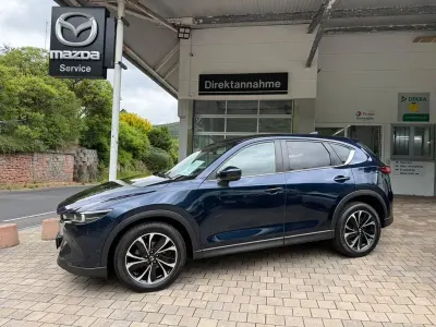 Gebraucht Mazda CX-5 Ad'Vantage 165 PS (121 kW) 2022 Blau SUV