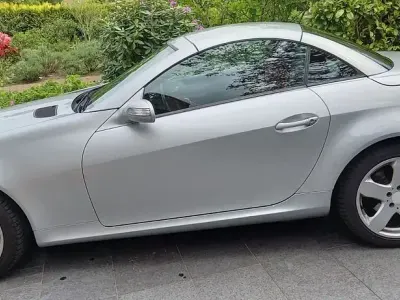 Gebraucht Mercedes SLK200 163 PS (119 kW) 2006 Silber Cabrio