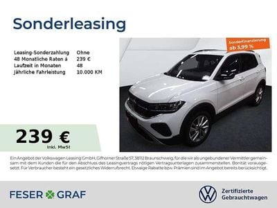 Gebraucht VW T-Cross Goal 116 PS (85 kW) 2025 Weiß SUV